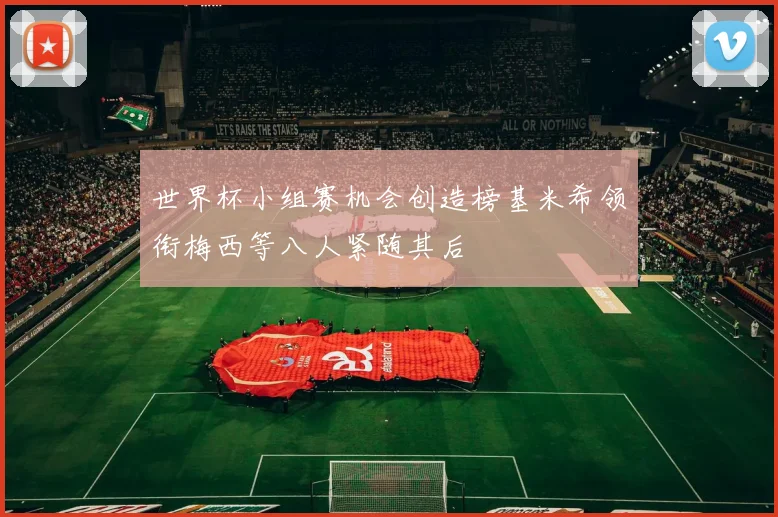 世界杯小组赛机会创造榜基米希领衔梅西等八人紧随其后